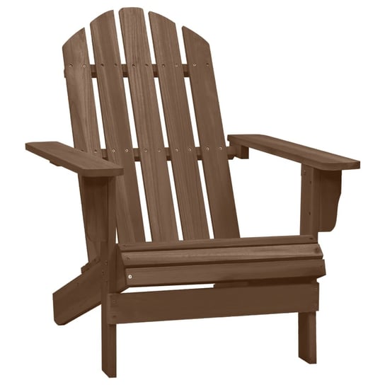 Fotel ogrodowy, drewniany, brązowy vidaXL
