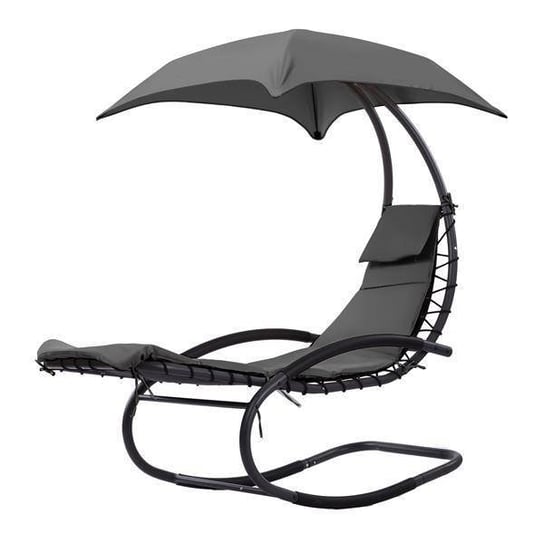 Fotel ogrodowy, leżanka bujana z parasolem Modernhome ModernHome