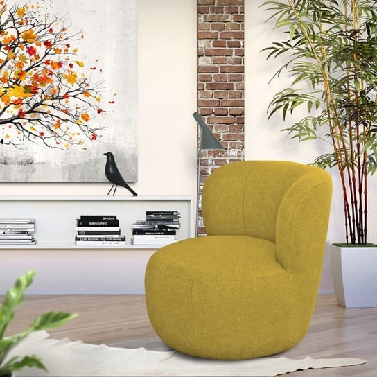 Fotel OSSO żółty Meble tapicerowane