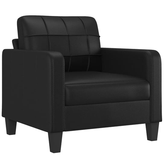 Fotel relaksacyjny czarny 78x77x80 cm Zakito