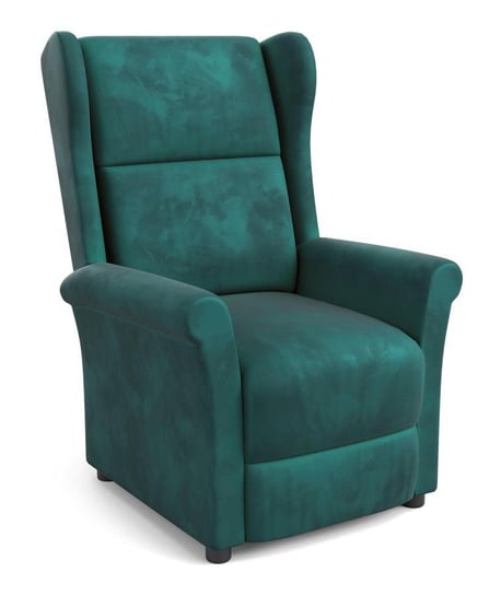 Fotel rozkładany ELIOR Alden 2X, zielony, 107x75x92 cm Elior