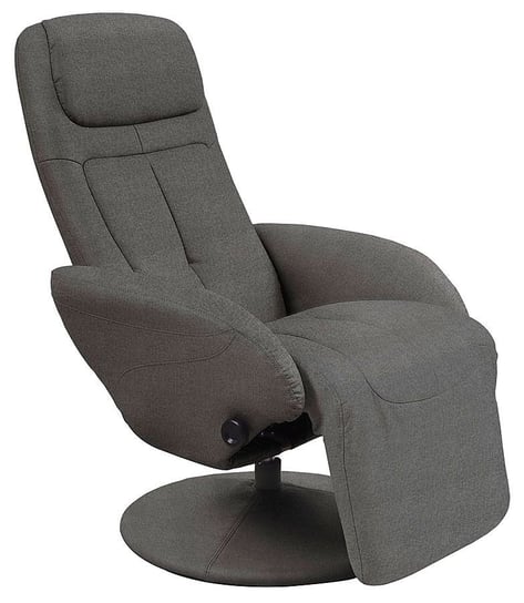 Fotel rozkładany ELIOR Timos 2X, popielaty, 77x101x139 cm Profeos