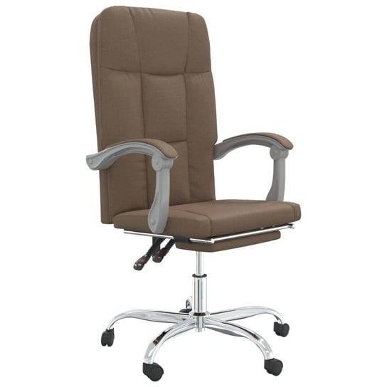 Fotel rozkładany, minimalistyczny design, brązowy, / AAALOE Inna marka