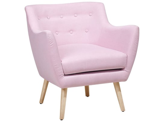 Fotel różowy DRAMMEN Beliani