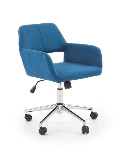 Fotel Sofaro ELIOR, niebiesko-srebrny, 84x56x55 cm Elior