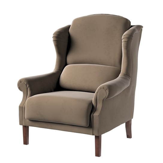 Fotel Unique, brązowy, 85 x 107 cm, Living Velvet Inna marka