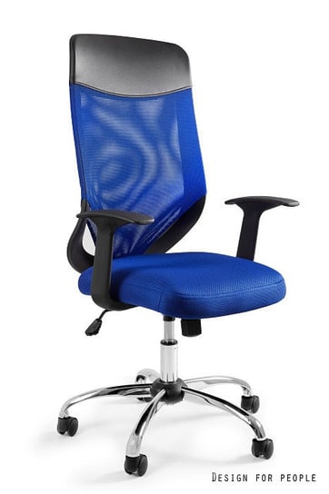 Fotel UNIQUE Mobi Plus, niebieski, 115x50x63 cm Unique