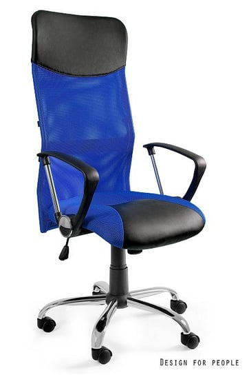 Fotel UNIQUE Viper, niebieski, 128x62x50 cm Unique
