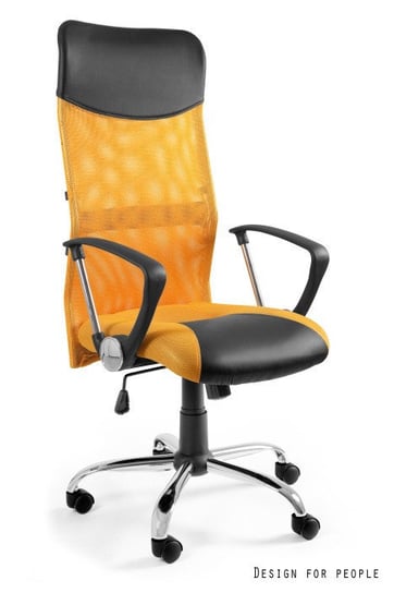 Fotel UNIQUE Viper, żółty, 128x62x50 cm Unique