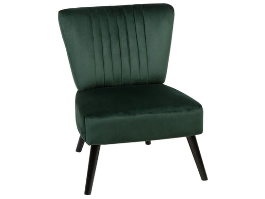 Fotel welurowy BELIANI Vaasa, zielony, 50x60 cm Beliani