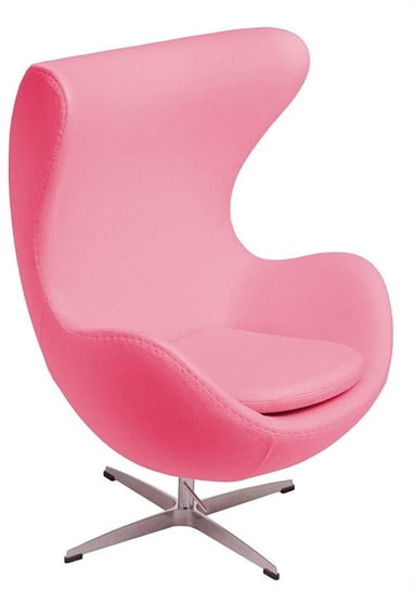 Fotel wypoczynkowy ELIOR Eggi, różowy, 74x82x110 cm Elior