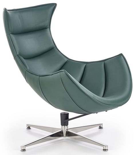 Fotel wypoczynkowy ELIOR Lavos, zielony, 57x65x78 cm Elior