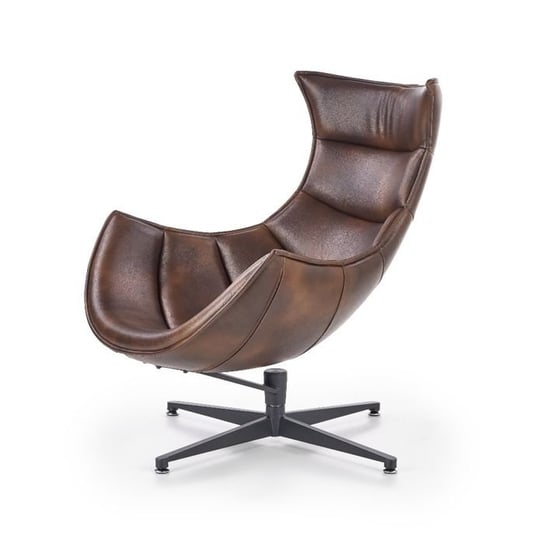 Fotel wypoczynkowy Lusso, skóra naturalna brązowa Style Furniture