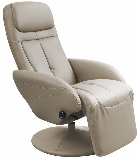 Fotel wypoczynkowy PROFEOS Timos, cappuccino, 80-139x77x101-84 cm Profeos