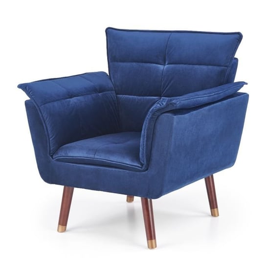 Fotel wypoczynkowy Rosie, granatowy Style Furniture
