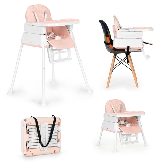 Fotelik Krzesełko Do Karmienia Dzieci 3W1 Składany Ecotoys Inna marka