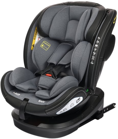 FOTELIK SAMOCHODOWY BARI 40-150cm ISOFIX i-SIZE OBROTOWY 360° SUMMER BABY SZARY Summer Baby