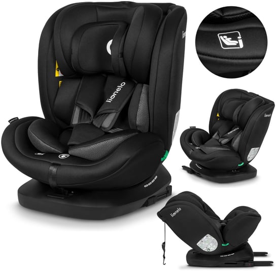 Fotelik samochodowy OBROTOWY isofix40-150cm wzrostu Lionelo BASTIAAN I-SIZE Lionelo