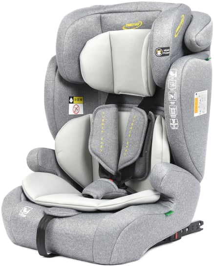 Fotelik Samochodowy Porto 76-150Cm Isofix I-Size Fwf R129 Summer Baby Szary Summer Baby