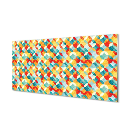Foto grafika na szkle TULUP Kolorowe wzory 100x50 cm Tulup