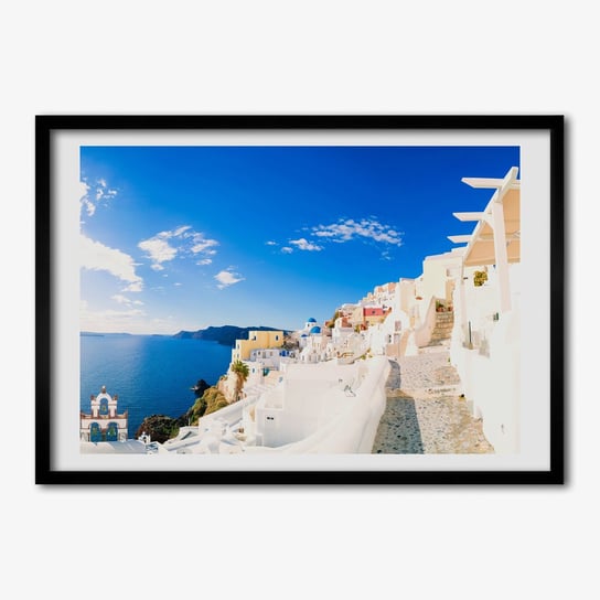 Foto grafika w ramce TULUP Santorini Grecja 70x50 cm Tulup