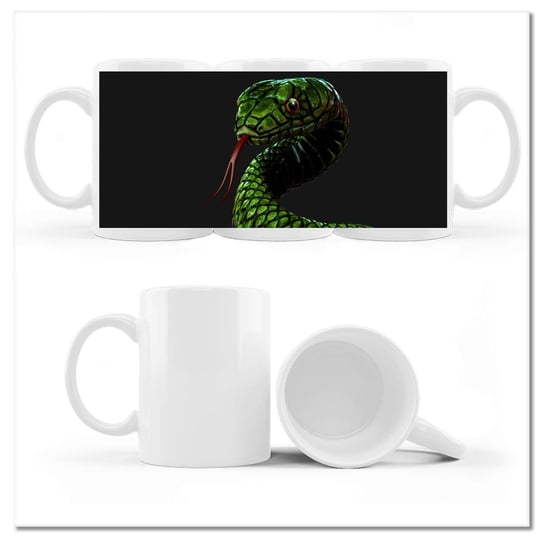 Foto Kubek Olbrzymi zielony wąż ZeSmakiem