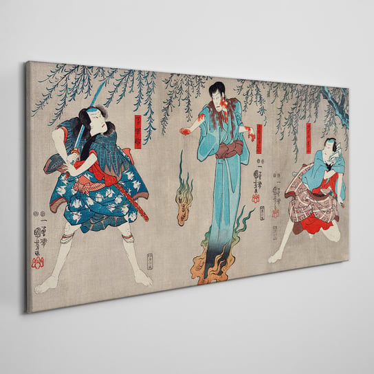 Foto-obraz Na Płótnie Azja kimono samuraj 100x50 Coloray