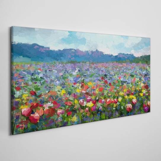 Foto-obraz na ramie płótno Kwiaty natura 100x50 cm Coloray