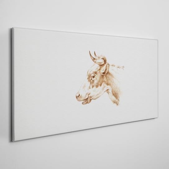 Foto-obraz na ramie płótno Zwierzę krowa 100x50 cm Coloray