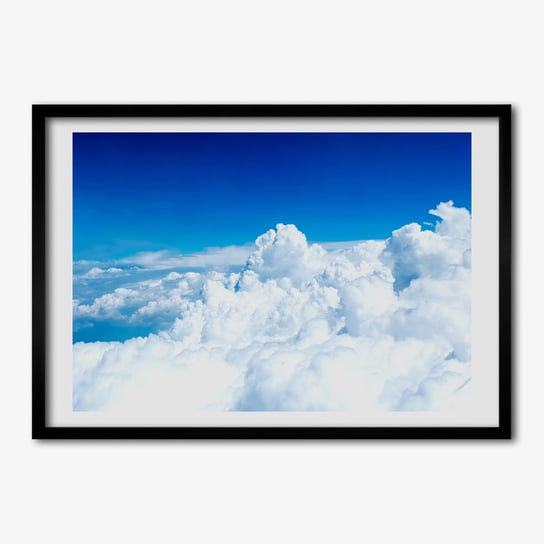 Foto-Obraz z ramką TULUP Chmury z lotu ptaka 70x50 cm Tulup