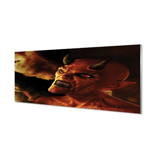 Foto panel kuchenny z grafiką + klej Diabeł 125x50 cm Tulup