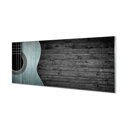 Foto panel kuchenny z grafiką + klej Gitara 125x50 cm Tulup