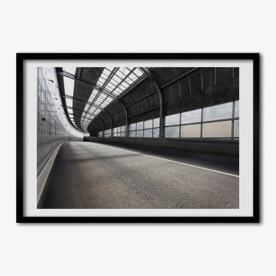 Foto ramka obraz na ścianę TULUP Droga w tunelu 70x50 cm Tulup