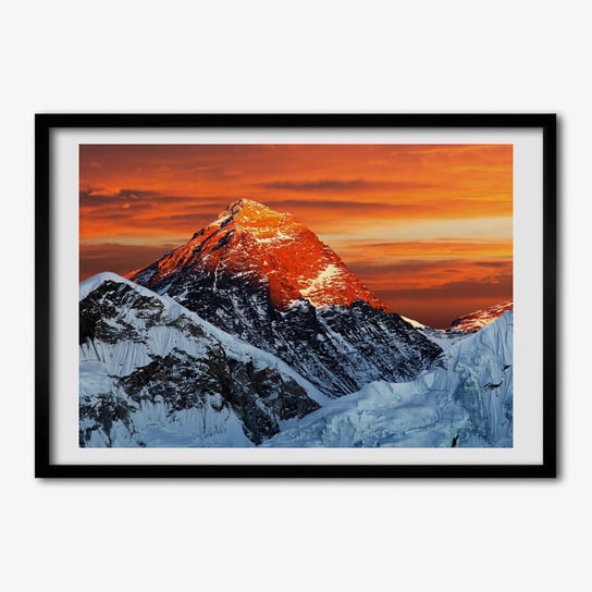 Foto ramka obraz na ścianę TULUP Szczyt Everest 70x50 cm Tulup