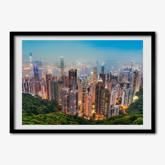 Foto wydruk z ramką TULUP na ścianę Hongkong 70x50 cm Tulup