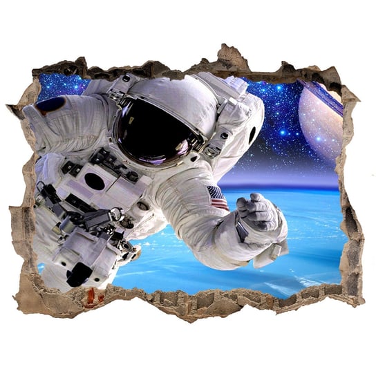 Foto zdjęcie dziura na ścianę Astronauta 120x81, Tulup Tulup
