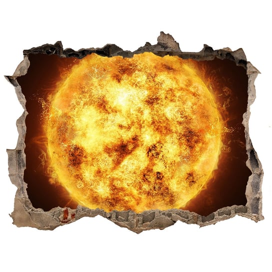 Foto zdjęcie dziura na ścianę Naklejka Słońce, Tulup Tulup