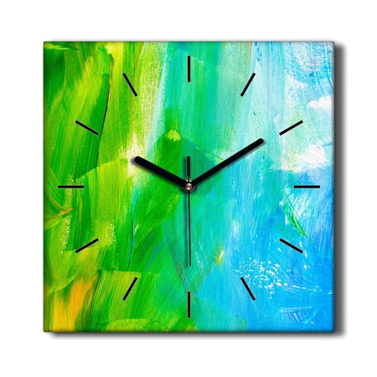 Foto zegar grafika na płótnie Malarstwo  30x30 cm, Coloray Coloray