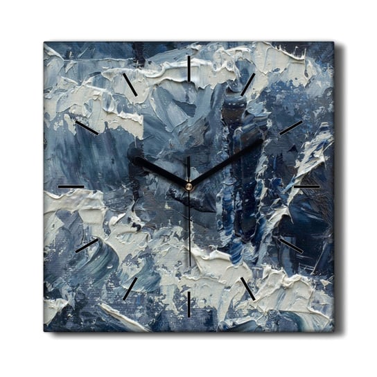 Foto zegar grafika na płótnie Morska toń 30x30 cm, Coloray Coloray