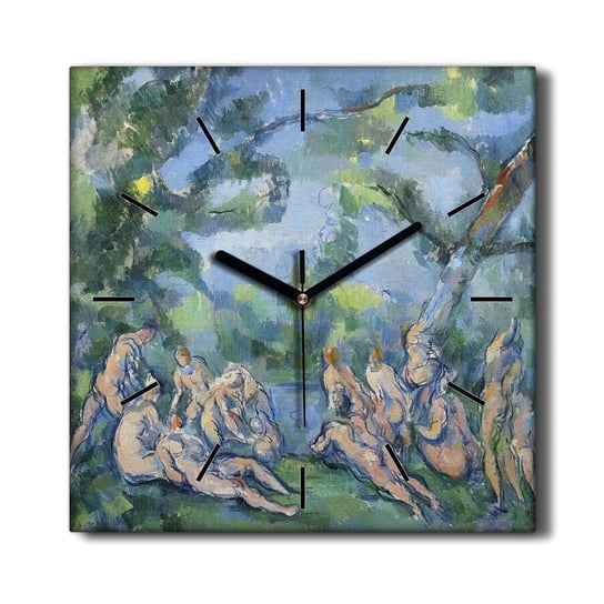 Foto zegar na płótnie Bracia Paul Cézanne 30x30 cm, Coloray Coloray