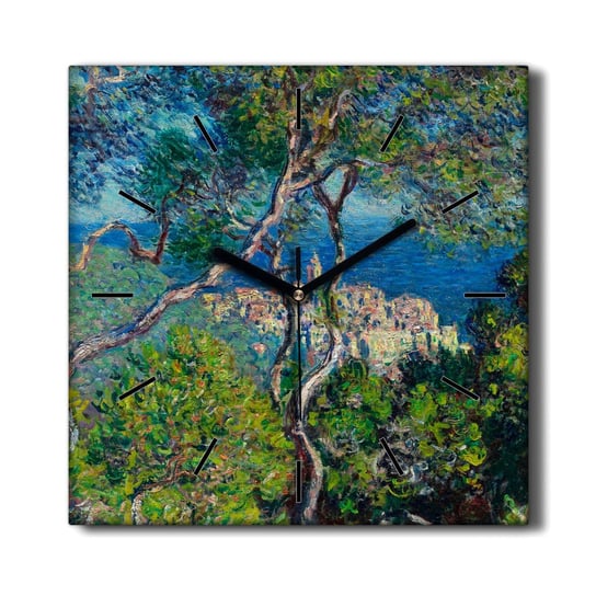 Foto zegar na płótnie Natura widok Monet 30x30 cm, Coloray Coloray