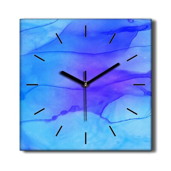Foto zegar wiszący na płótnie Lodowy obraz 30x30, Coloray Coloray