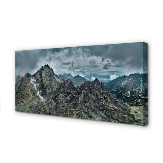 Fotoobraz grafika na płótnie TULUP Góry skały 100x50 cm Tulup