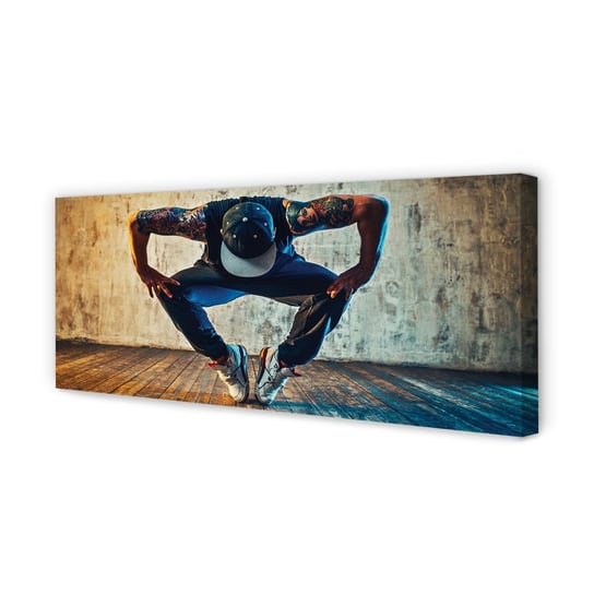 FotoObraz na płótnie TULUP Mężczyzna hip-hop 125x50 cm cm Tulup