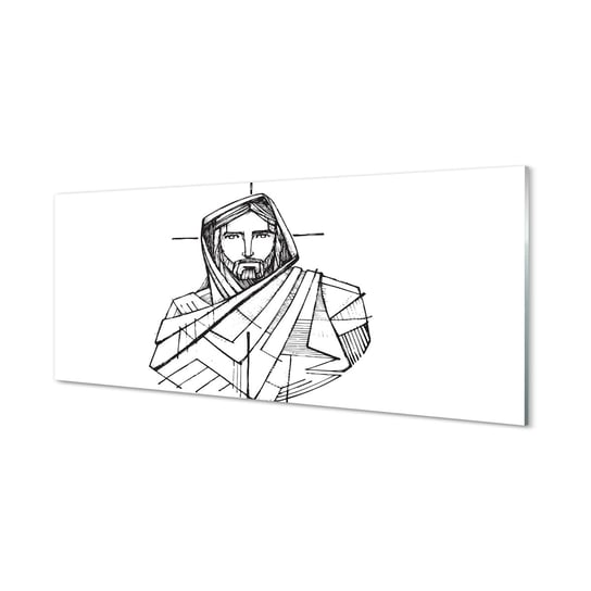 FotoObraz na płótnie TULUP Rysunek Jezus 125x50 cm cm Tulup