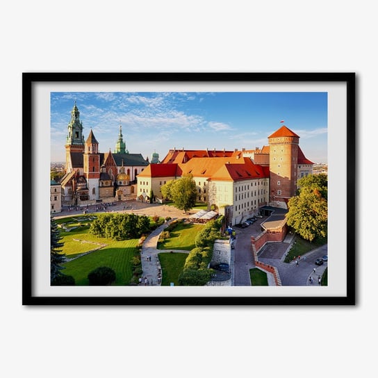 Fotoobraz na ścianę do salonu TULUP Kraków Polska 70x50 cm Tulup