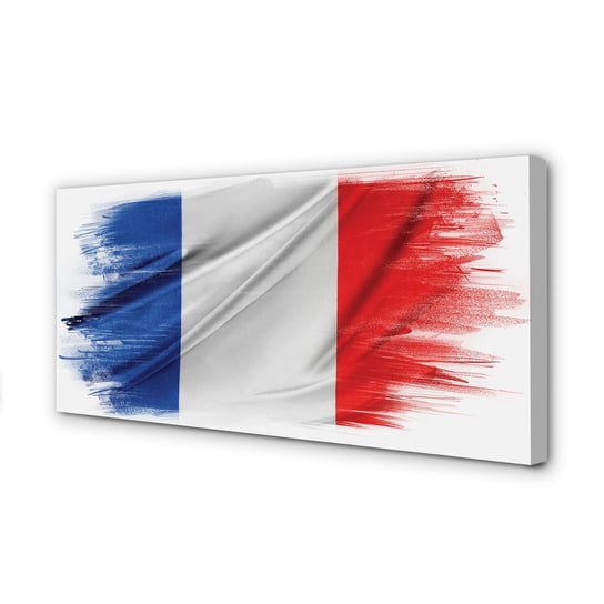 Fotoobraz na ścianę płótno TULUP Flaga Francja 120x60 cm cm Tulup