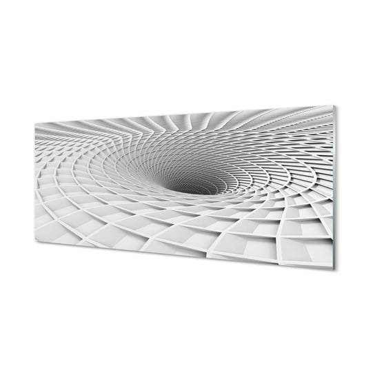 Fotoobraz na szkle TULUP Geometryczny lej 3d 125x50 cm cm Tulup