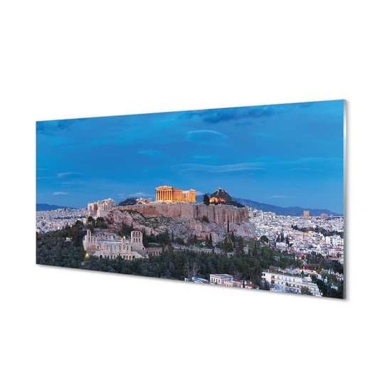 Fotoobraz na szkle TULUP Grecja Panorama Ateny 100x50 cm Tulup