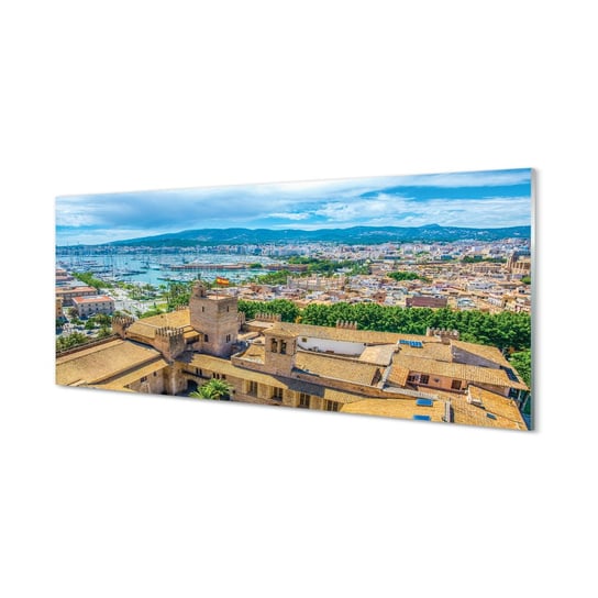 Fotoobraz na szkle TULUP Hiszpania Port miasto 125x50 cm cm Tulup